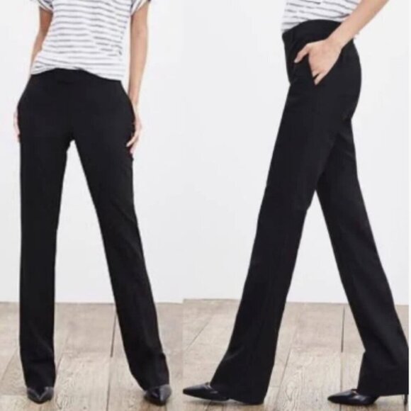 Banana Republic Pants - Banana Republic Women's The Martin Fit Sleek Black Trouser Size 8
